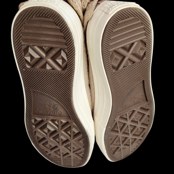 Converse Women's Chuck Taylor All Star Lift Bow Nutty Granola/Beige Sneaker 9.5 - Picture 7 of 10